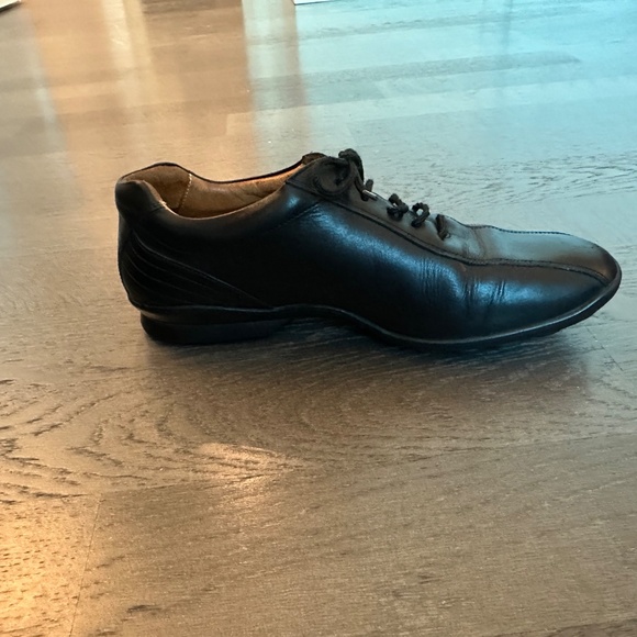 Black Leather Men's Shoes - Picture 8 of 12
